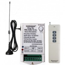Công tắc điều khiển từ xa - 2 kênh, anten dài, gồm remote, RF2KB 220V-RM4D